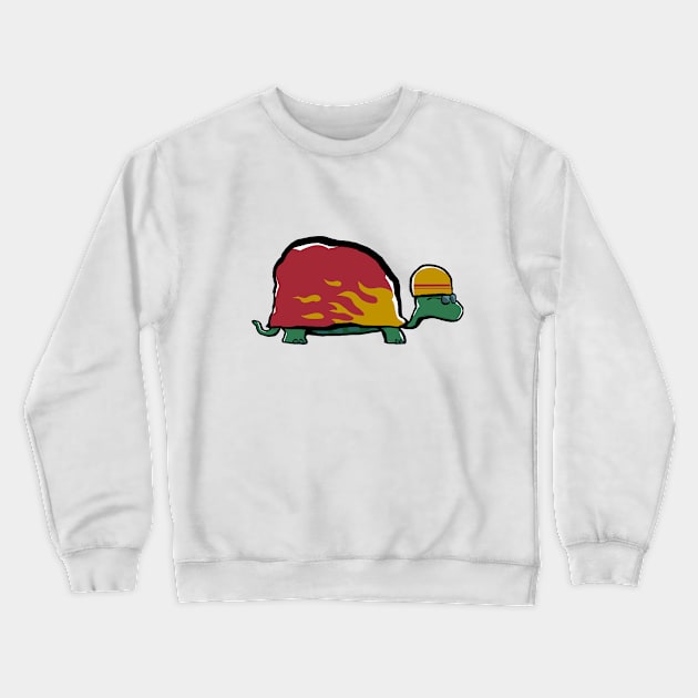 Racing Turtle Crewneck Sweatshirt by greendeer